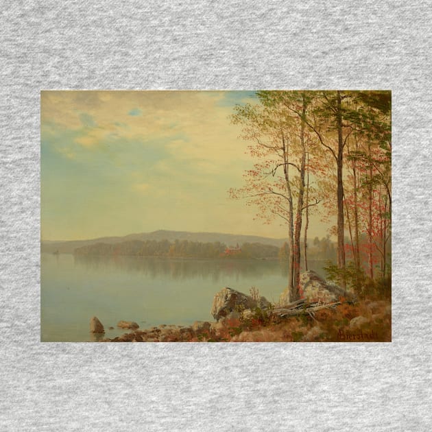 Landscape by Albert Bierstadt by Classic Art Stall